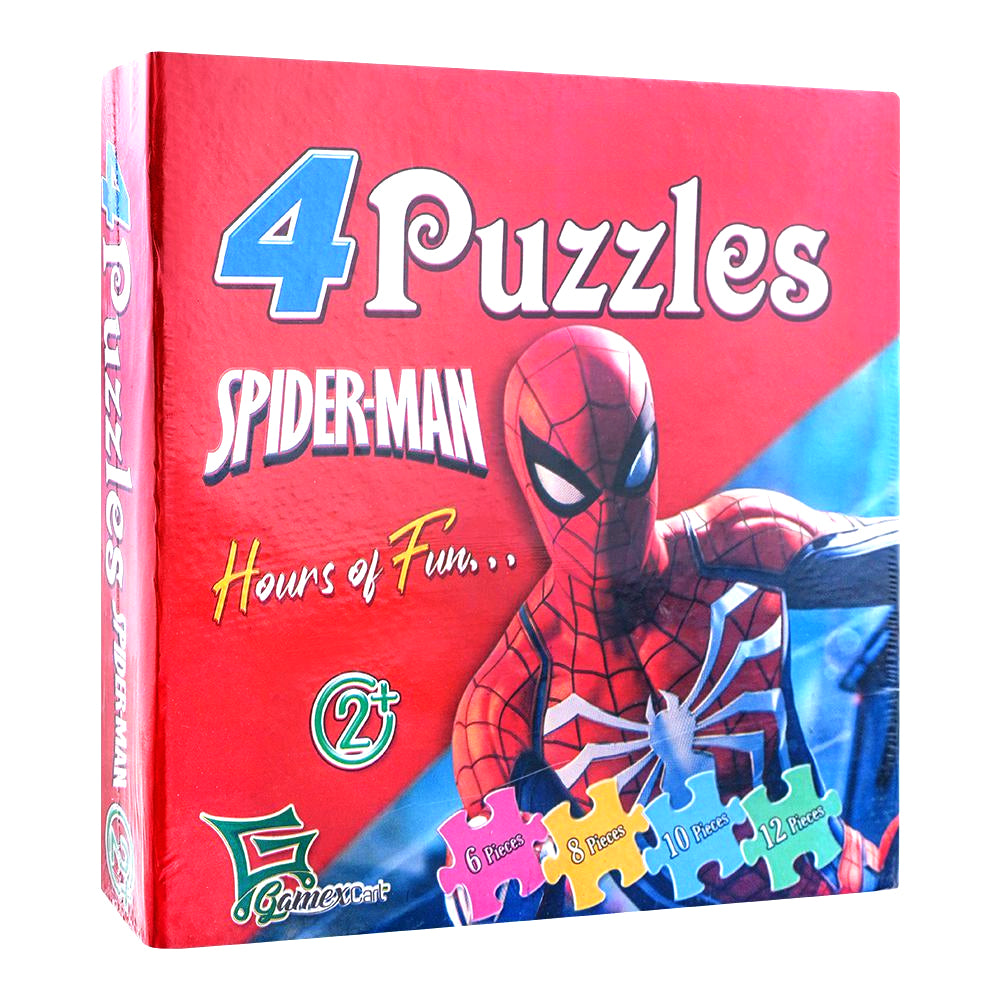 Gamex Cart 4 Puzzle Spider-Man - 8507 Madina Gift
