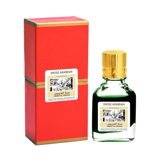 Jannet El Firdaus Givaudan Red by Swiss Arabian Concentrated Perfume Oil Attar Madina Gift