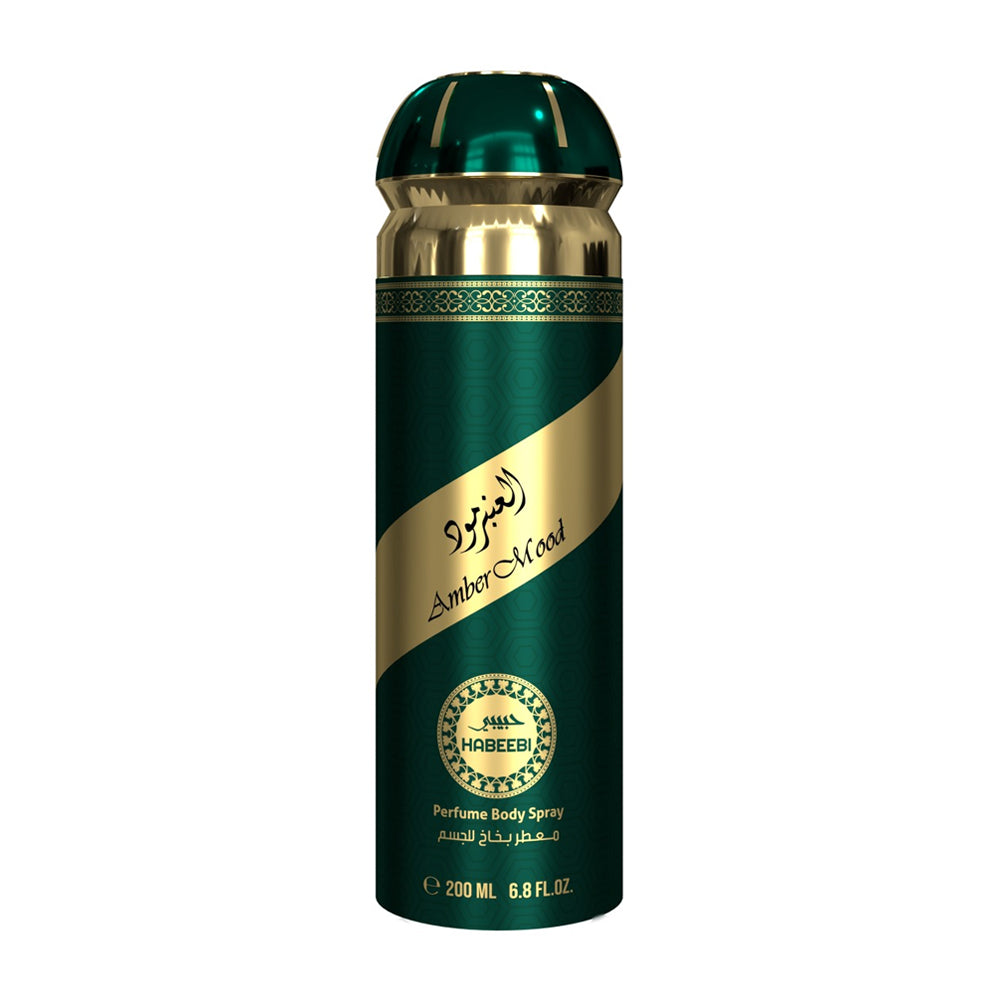 Habeebi's Amber Mood 200 ML Unisex Body Spray Madina Gift
