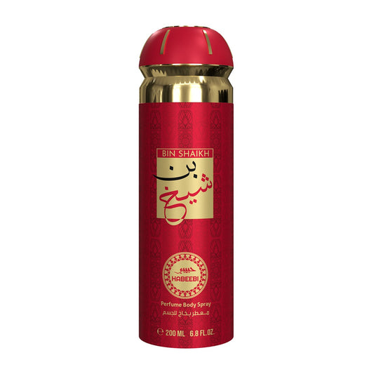 Habeebi's Bin Shaikh 200 ML Unisex Body Spray Madina Gift