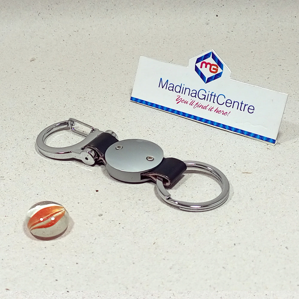 HYUNDAI Leather Keychain with Hook Madina Gift