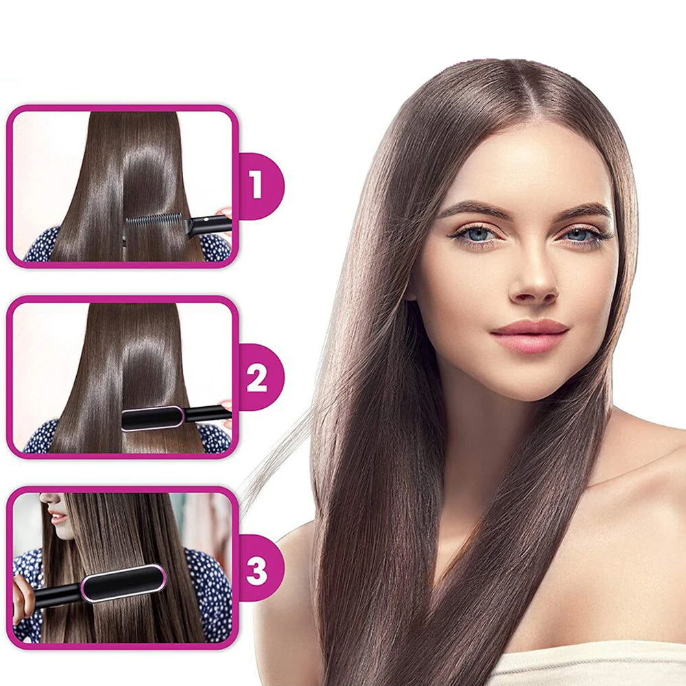 Hair Straightener Brush - Madina Gift