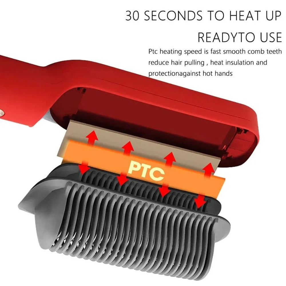 Hair Straightener Brush - Madina Gift