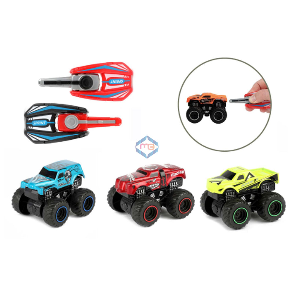 Hot Wheels Monster Trucks Inertia Powered Key Operated Die Cast - Madina Gift