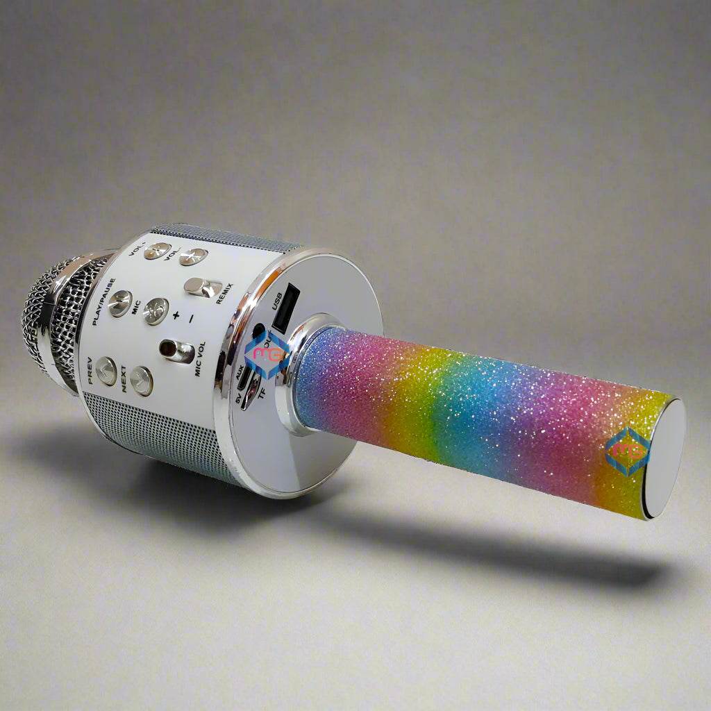 InnoVibe Wireless Karaoke Microphone with Speaker, Portable Handheld Microphone Bluetooth Speaker Madina Gift