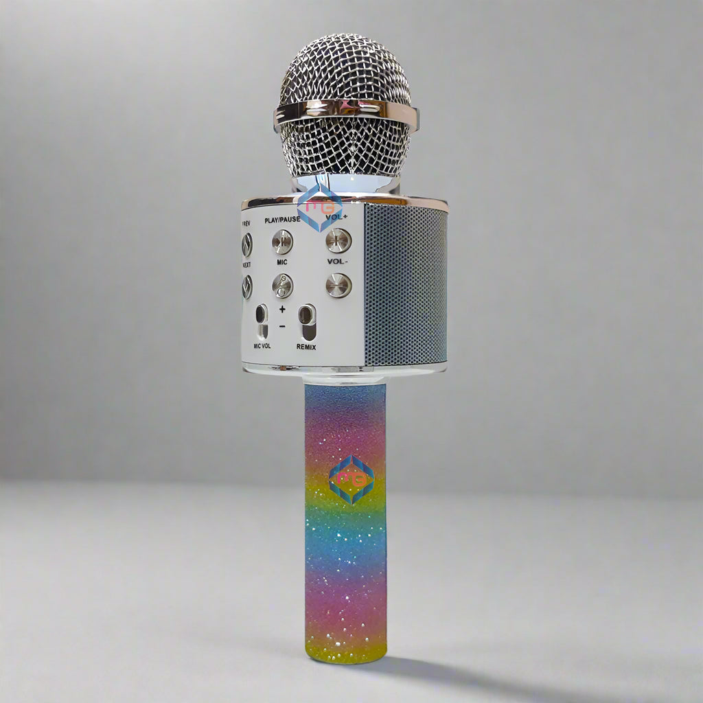 InnoVibe Wireless Karaoke Microphone with Speaker, Portable Handheld Microphone Bluetooth Speaker Madina Gift