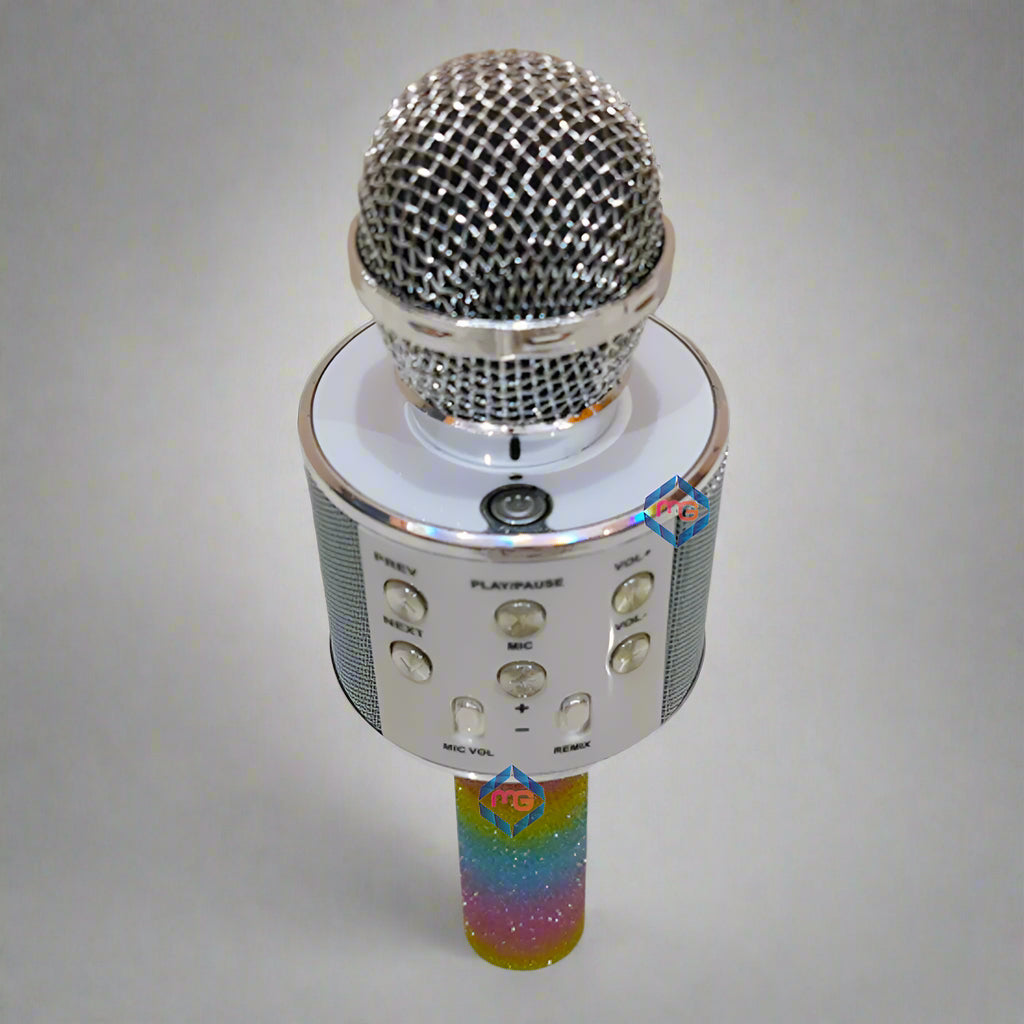 InnoVibe Wireless Karaoke Microphone with Speaker, Portable Handheld Microphone Bluetooth Speaker Madina Gift