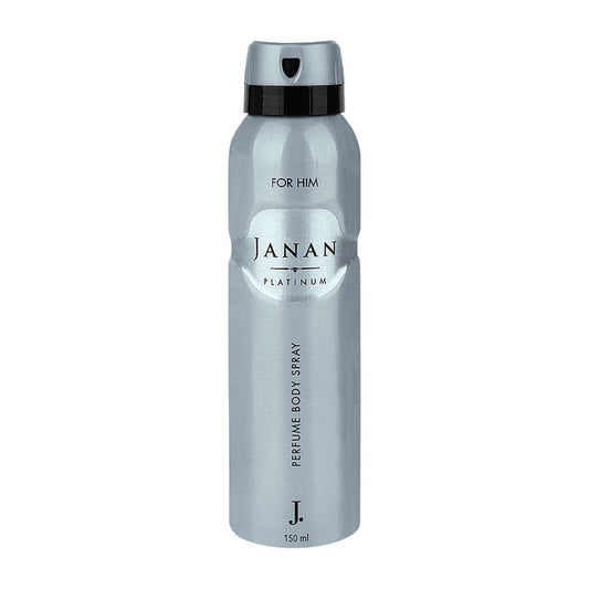 J. Janan Platinum Body Spray For Men Madina Gift