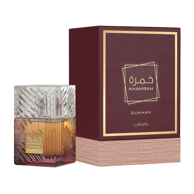 Khamrah Dukhan by Lattafa 100 ML Perfume Madina Gift