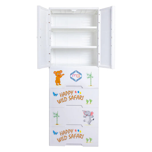 Kideez Wardrobe Happy Wild Safari 7 Layer - Madina Gift