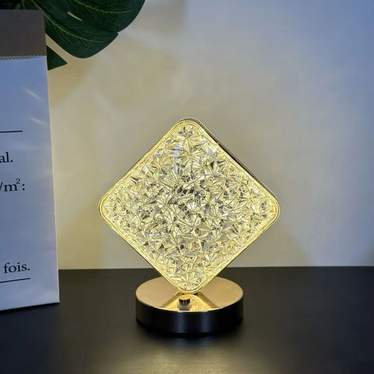 LED Crystal Diamond Table Lamp Madina Gift