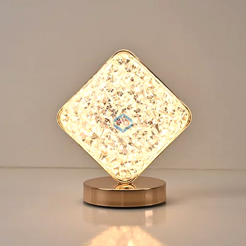 LED Crystal Diamond Table Lamp Madina Gift
