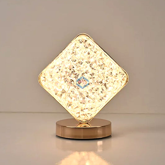 LED Crystal Diamond Table Lamp Madina Gift