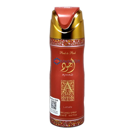 Lattafa Ajwad Pink to Pink Unisex 200 ML Deodorant Spray Madina Gift