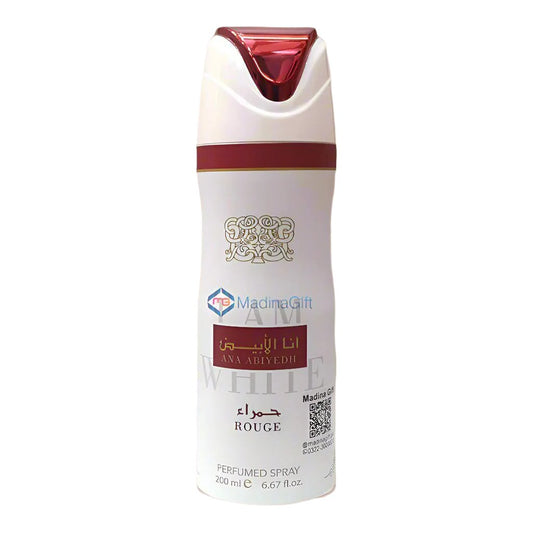 Lattafa Ana Abiyedh I AM White Rouge Deodorant Spray For Men Madina Gift