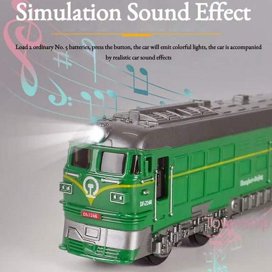 Choo-Choo! 1:87 Scale Light-Up, Sound, & Friction Train