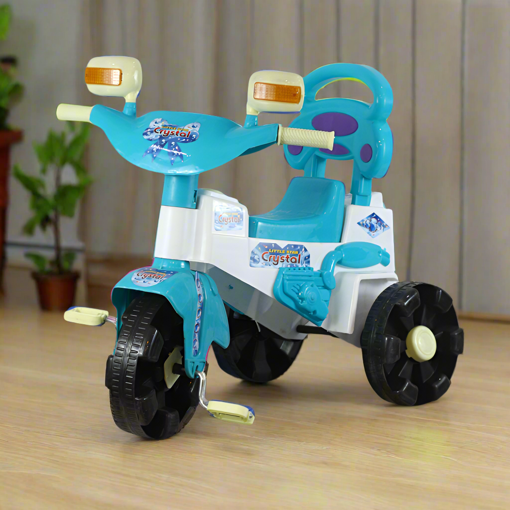 Little Star Crystal Tricycle With Light & Music For Kids - Madina Gift