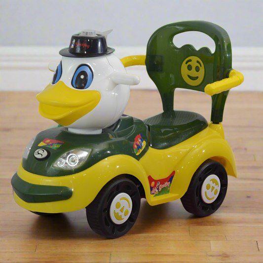 Little Star Mr. Duckling 4 Wheel Push Car Madina Gift