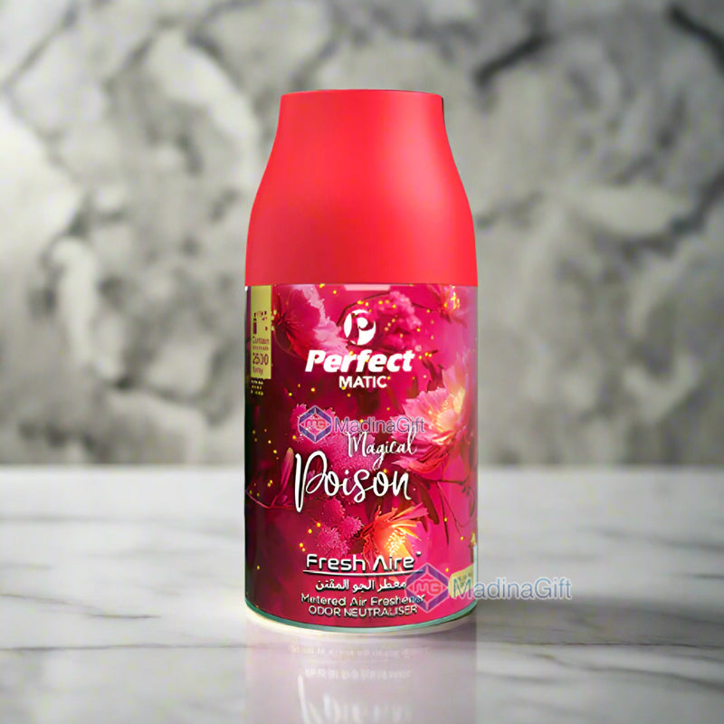 Magical Poison Perfect Matic Air Freshener Refill 250 ML For Automatic Dispenser Madina Gift