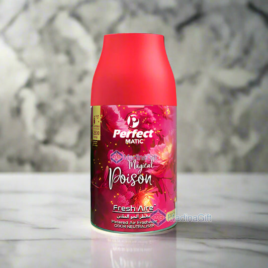 Magical Poison Perfect Matic Air Freshener Refill 250 ML For Automatic Dispenser Madina Gift