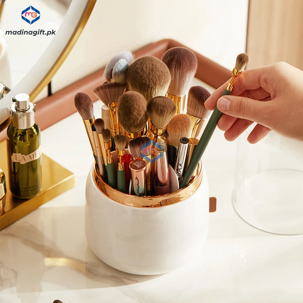 360 Rotating Makeup Brush Organizer - Madina Gift