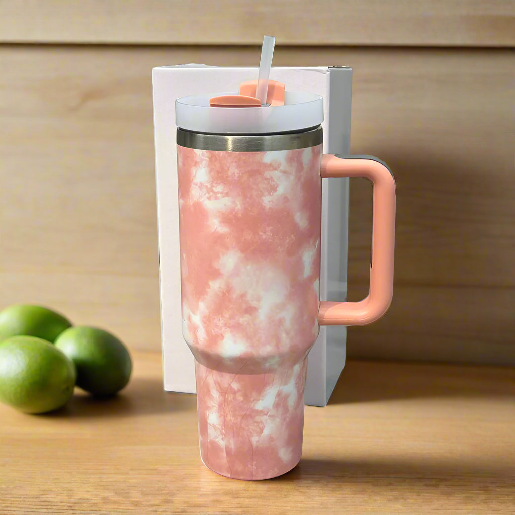 Stanley Marble Vacuum Double Wall Thermal Travel Tumbler Stanley Quencher H2.0 Madina Gift