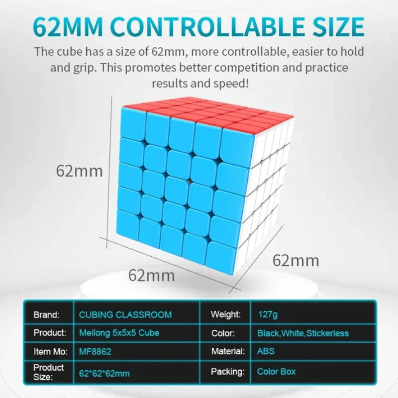 MoYu Meilong 5x5x5 Speed Cube Madina Gift