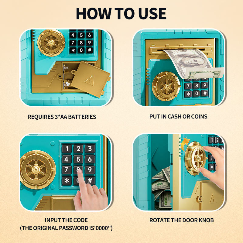 Extra Large ATM Money Bank Stockpile WF3021E For Kids Madina Gift