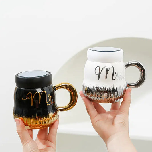Mr & Mrs Coffee Mug Set For Couples Madina Gift