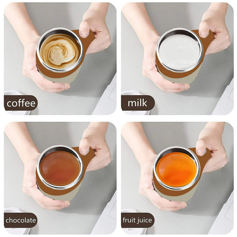 Multifunctional Automatic Magnetized Stirring Coffee Mug Madina Gift