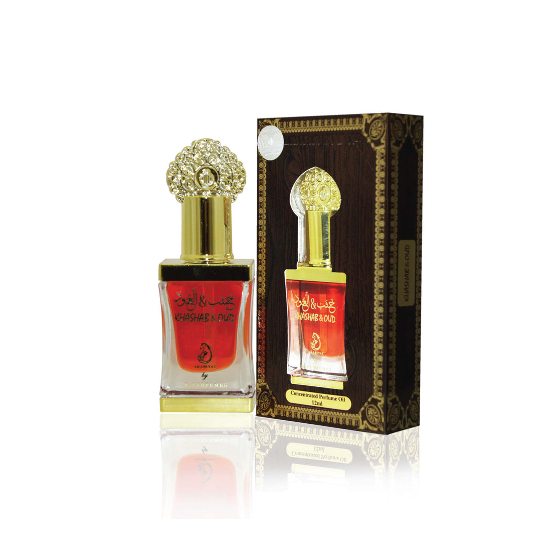 My Perfumes Khashab & Oud Brown 12 ML Madina Gift