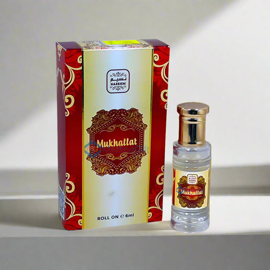 Naseem Mukhallat Concentrated Perfume Oil Unisex 6 ML Attar Madina Gift