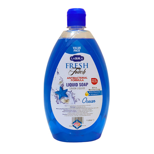 Laquila Ocean Fresh Touch Liquid Soap 1000 ML Value Pack Madina Gift