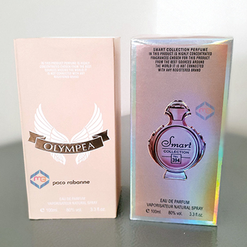 Smart Collection 394 Olympea Eau De Parfum Spray  100% Original Women's Designer Perfume Net Volume: 100 ML