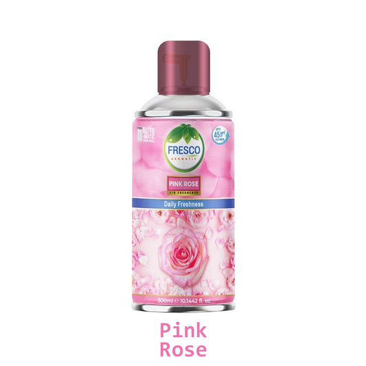 PINK ROSE Fresco Automatic Air Freshener Refill 300 ML Madina Gift