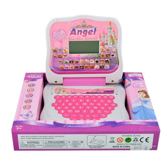 Angel Portable Children Learning Computer Toy - TK08-022 - Madina Gift