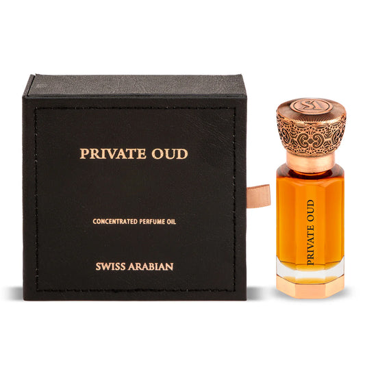 Private Oud by Swiss Arabian Concentrated Perfume Oil Attar Madina Gift