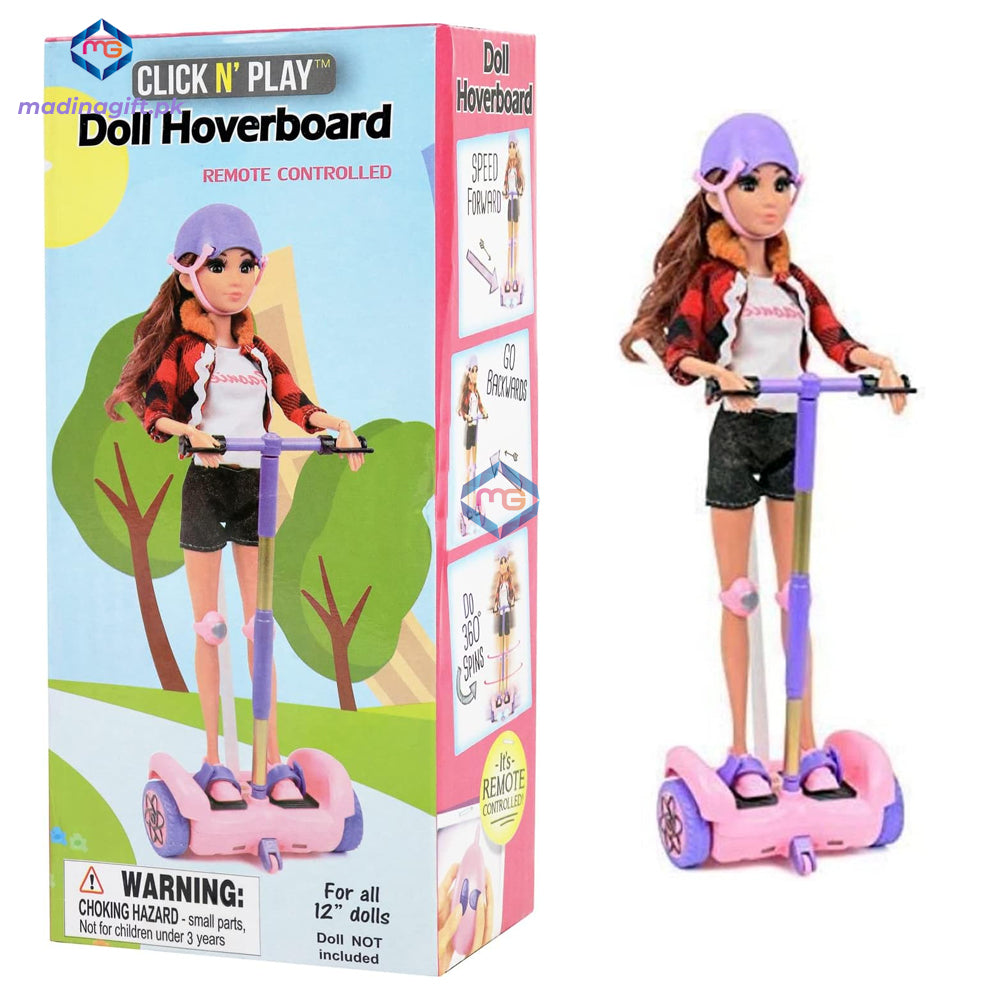 Remote Control Click N' Play Scooter Doll Set - JJ8833-1 - Madina Gift