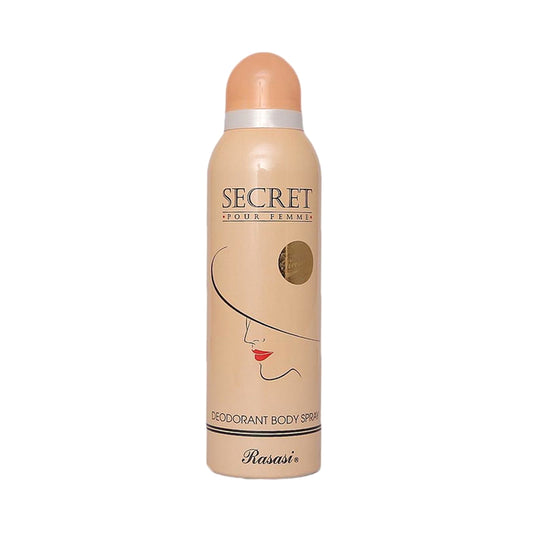Rasasi Secret Deodorant Body Spray For Women - Madina Gift