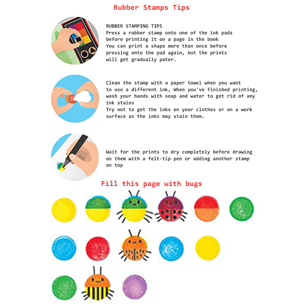Rubber Stamp Activities Book ISBN 978-1-4749-2167-1 For Little Kids Online in Pakistan Madina Gift