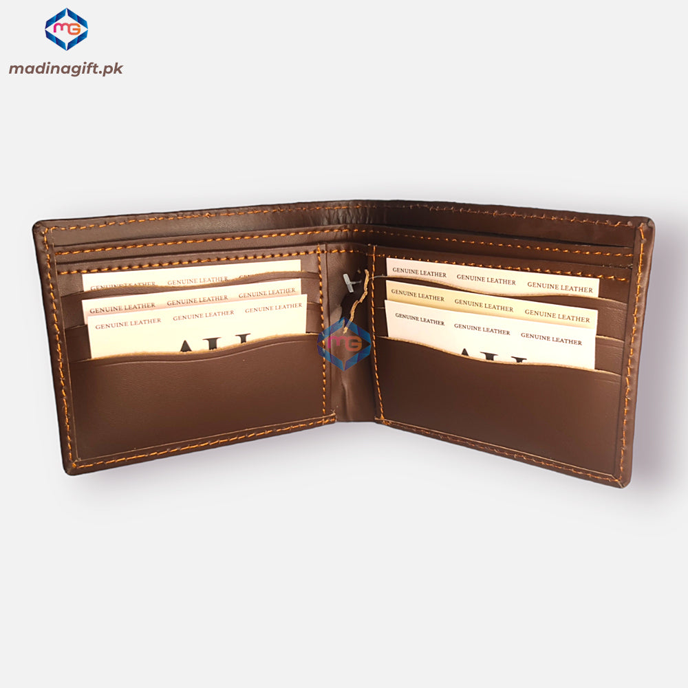 Genuine Leather Brown Wallet for Men - Madina Gift