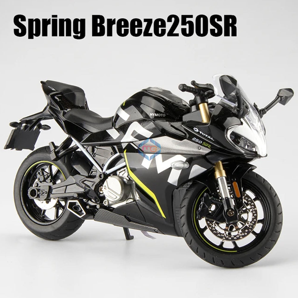 Die Cast Motorcycle 250SR Model 1:12 Scale - M12-10B - Madina Gift