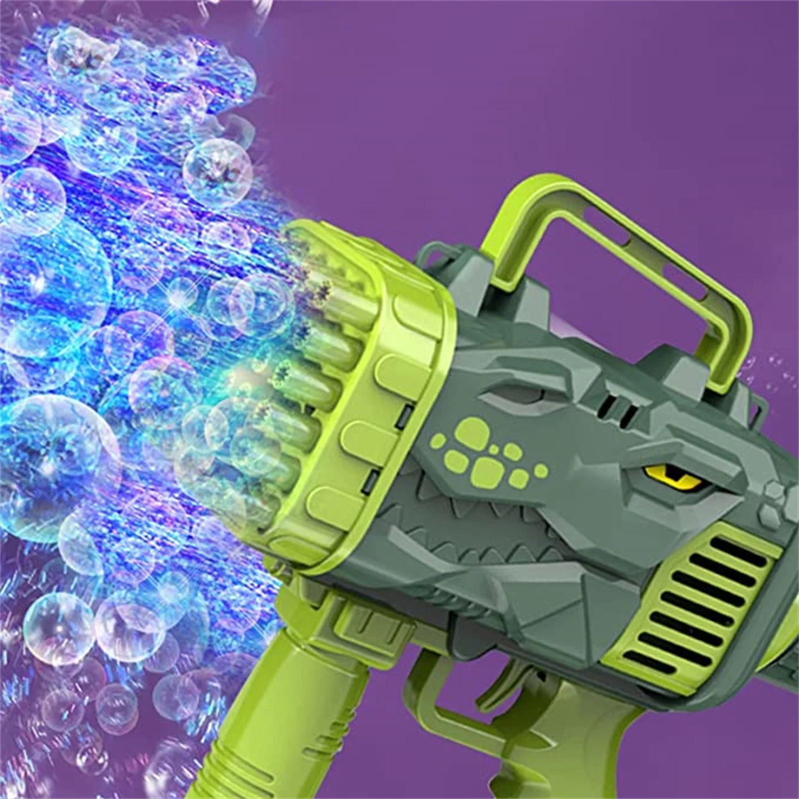 32 Holes Dinosaur Bubble Machine Gun - 1919 - Madina Gift