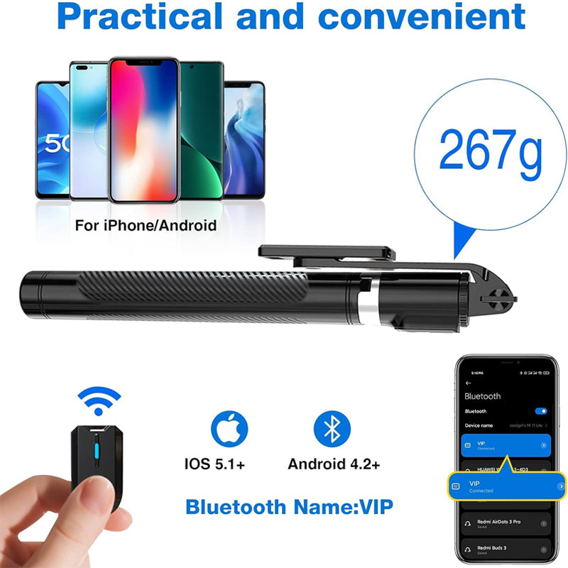P100 Bluetooth Selfie Stick Tripod. Madina Gift