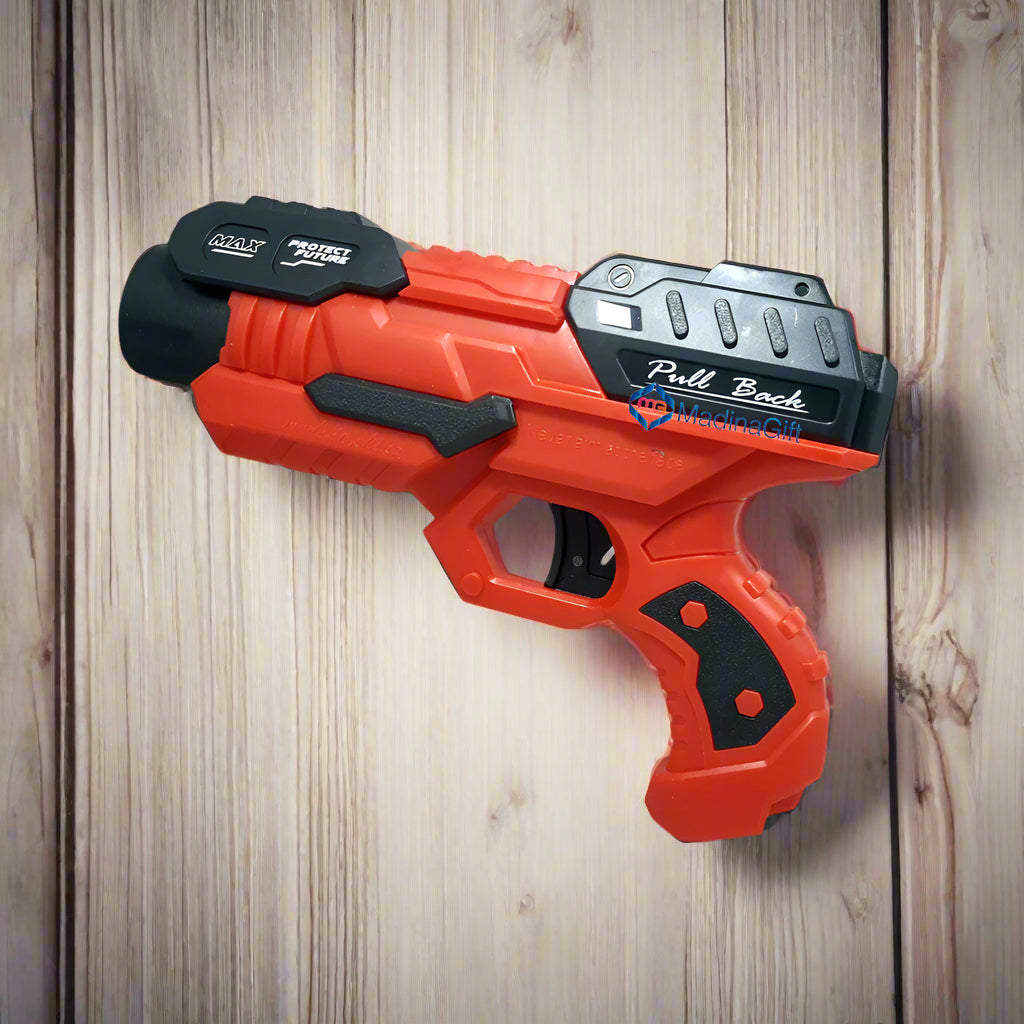 Soft Bullet Gun 6807 Shooting Range 15 Meter Plus For Kids Madina Gift