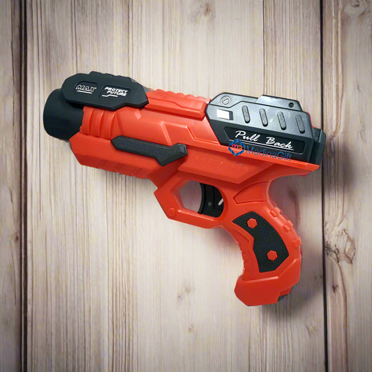 Soft Bullet Gun 6807 Shooting Range 15 Meter Plus For Kids Madina Gift