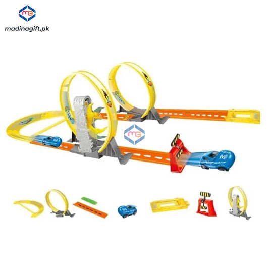 High Speed Racing Track - 967 - Hot Wheels - Madina Gift