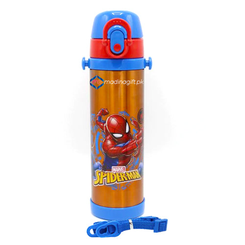 Spider Man Thermal Metallic Water Bottle - GX-500 - Madina Gift