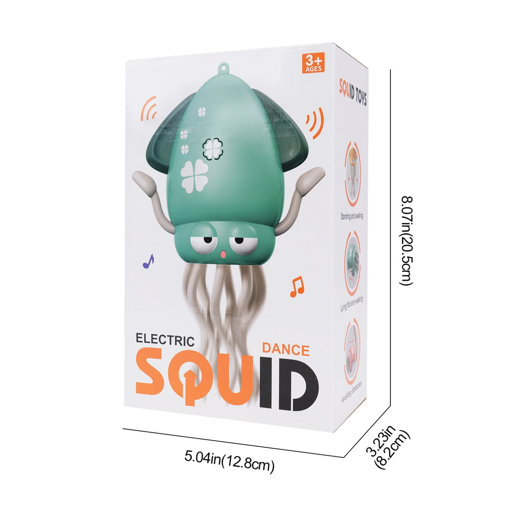 Squid Dancing Octopus Crawling Rechargeable Toy with LED Lights & Music Madina Gift