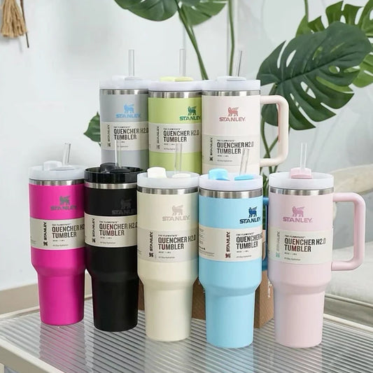 Stanley Vacuum Insulated Quencher H2.0 40oz Tumbler Madina Gift